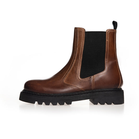 COPENHAGEN SHOES ANKLE BOOT Laarzen 0500 BROWN/BLACK