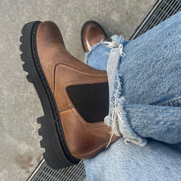 COPENHAGEN SHOES ANKLE BOOT Laarzen 0500 BROWN/BLACK