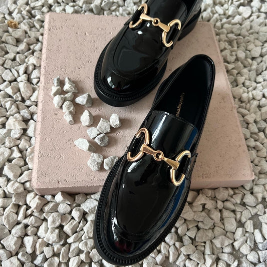 COPENHAGEN SHOES AWAKE Loafers 038 Black patent