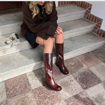 COPENHAGEN SHOES A REAL WOMAN'S WORLD Long boot 0012 BROWN