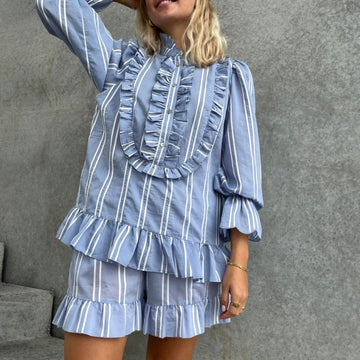 STORIES FROM THE ATELIER by COPENHAGENSHOES BEFORE YOU TOP CLOTHES 0025 BLUE