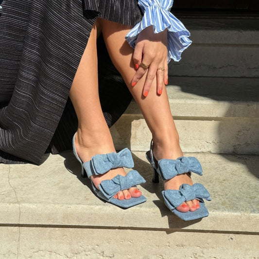 COPENHAGEN SHOES BREATHE - DENIM Heels 0220 DENIM