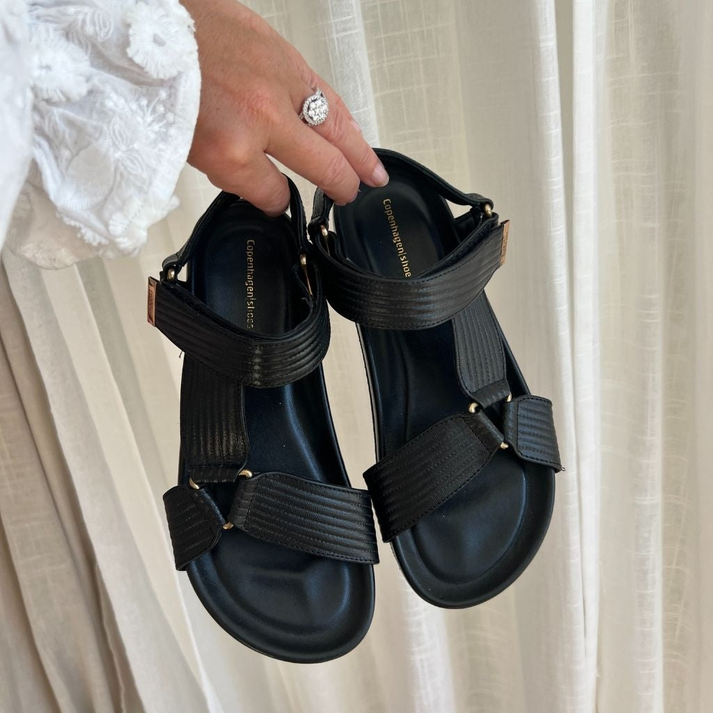 COPENHAGEN SHOES CARRIE LEATHER Sandalen 0001 BLACK