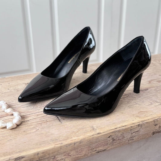 COPENHAGEN SHOES DREAM OF ME Heels 0011 BLACK PATENT