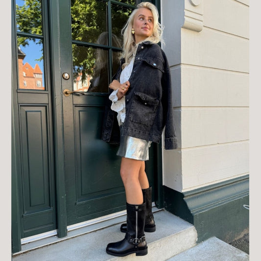 COPENHAGEN SHOES HEARTBEAT AND MORE Long boot 0001 BLACK