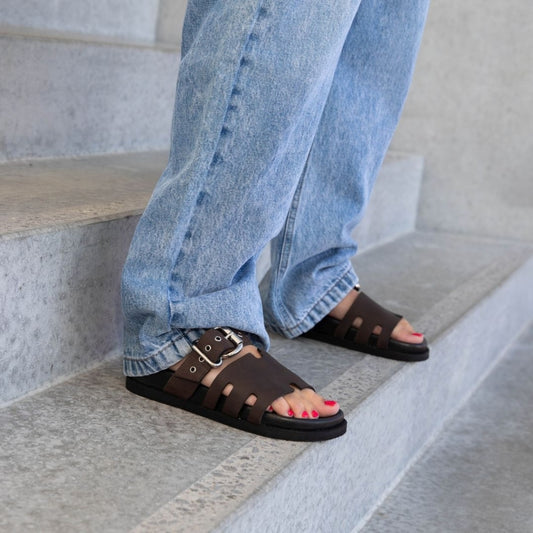 COPENHAGEN SHOES JUST A DREAM Slippers 004 Dark brown