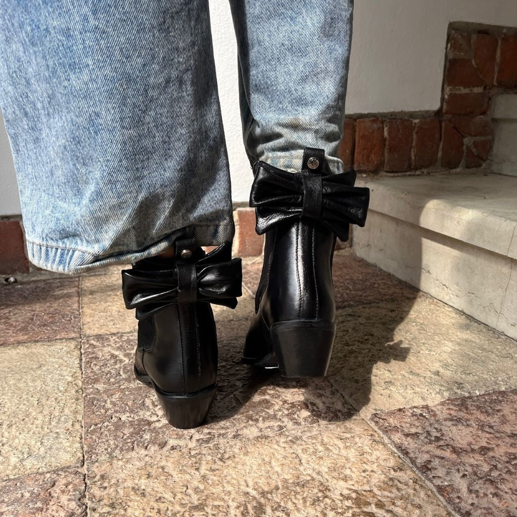 COPENHAGEN SHOES JUST THEN Laarzen 0001 BLACK