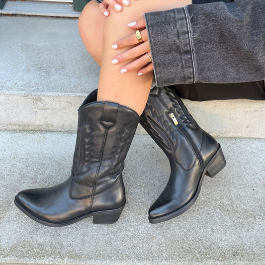 COPENHAGEN SHOES KEEP YOUR POWER Laarzen 0001 BLACK