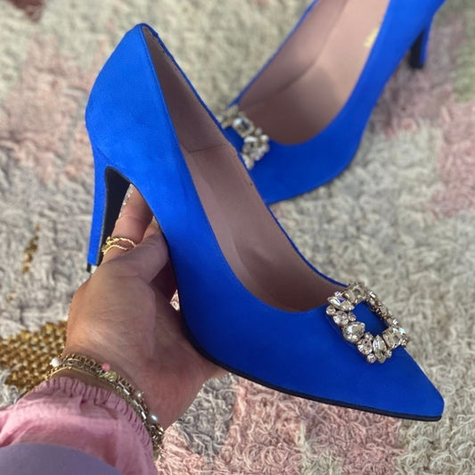 COPENHAGEN SHOES LA Heels 1202 ELECTRIC BLUE