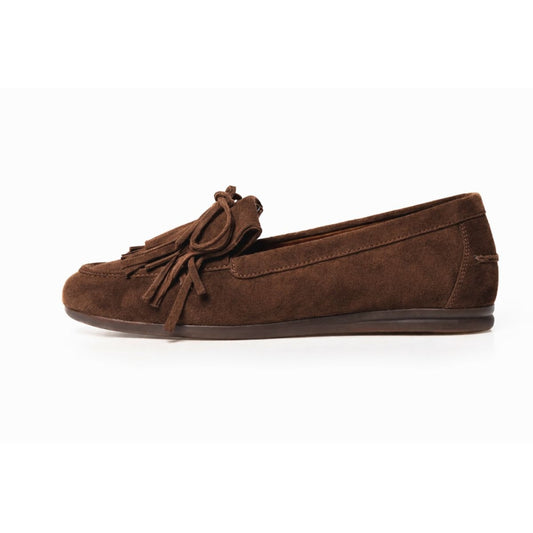 COPENHAGEN SHOES LA BOHEME Boat Shoe 148 Cognac suede