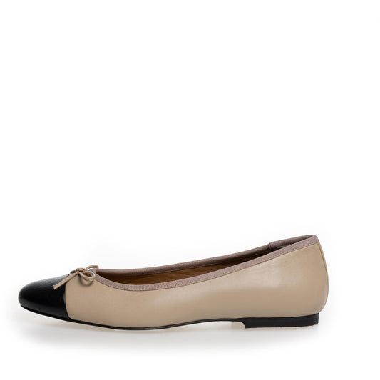 COPENHAGEN SHOES LOVELY Ballerinas 511 Black beige