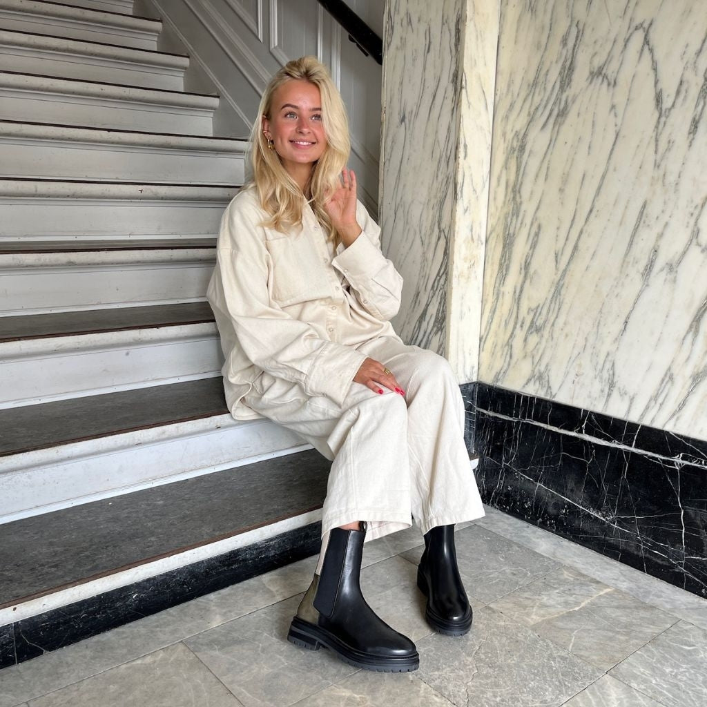 COPENHAGEN SHOES NEW CHESSNY COMBI Laarzen 001 Black