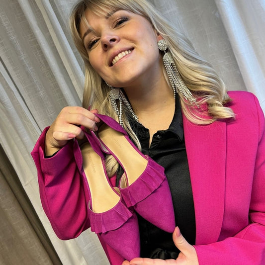 COPENHAGEN SHOES NEW ROMANCE 23 - SUEDE Ballerinas 0044 PINK