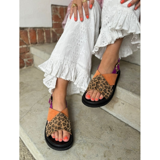 COPENHAGEN SHOES NEW STRONGER MULTI 23 Sandalen 428 LEO/ORANGE