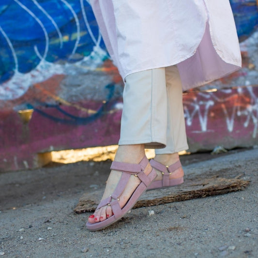 COPENHAGEN SHOES PEACE suede Sandalen 147 Rosa