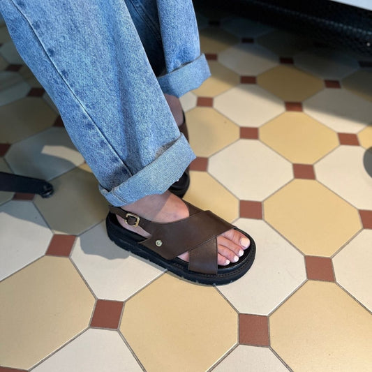 COPENHAGEN SHOES SUMMERTIME Sandalen 0018 DK BROWN