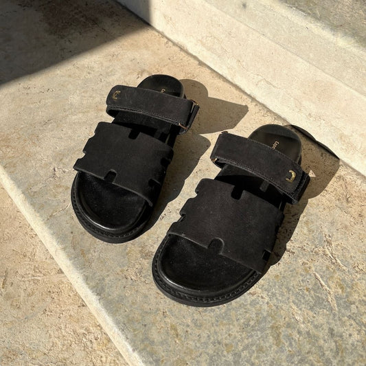 COPENHAGEN SHOES SUMMER PASSION PLAIN Slippers 0001 BLACK