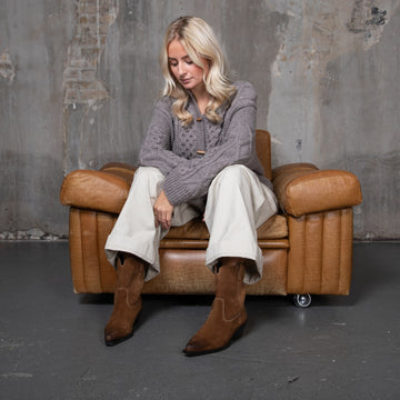 COPENHAGEN SHOES THE COUTURE WALK S. Laarzen 0134 TOBACCO