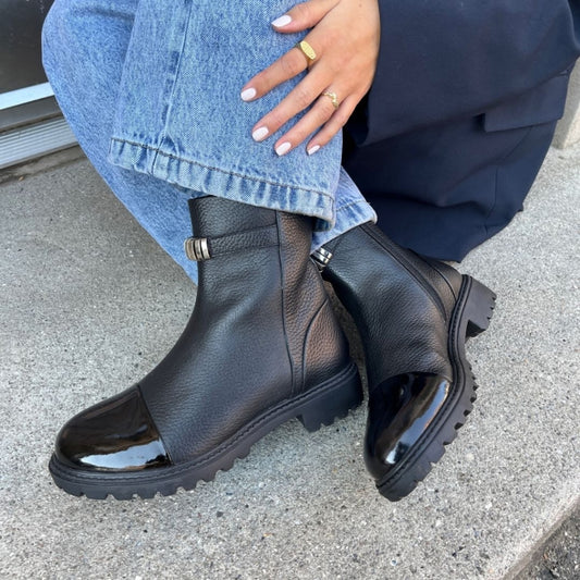 COPENHAGEN SHOES THE FAIRYTALE AND ME Laarzen 2206 BLACK/SILVER