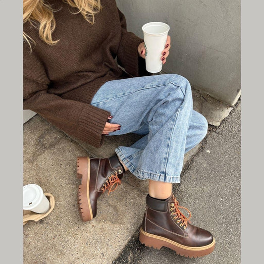 COPENHAGEN SHOES THE HIKE AND ME Laarzen 0012 BROWN