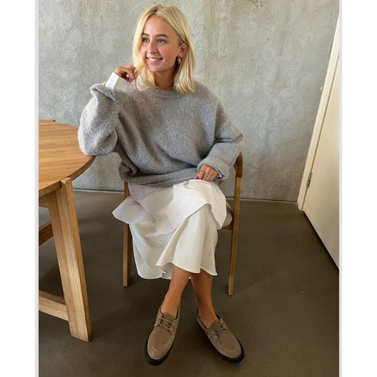 COPENHAGEN SHOES THE PASSION SHOE SUEDE Boat Shoe 00090 DARK BEIGE