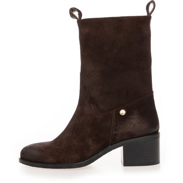 COPENHAGEN SHOES THE REAL WALKING SUEDE Laarzen 0012 BROWN