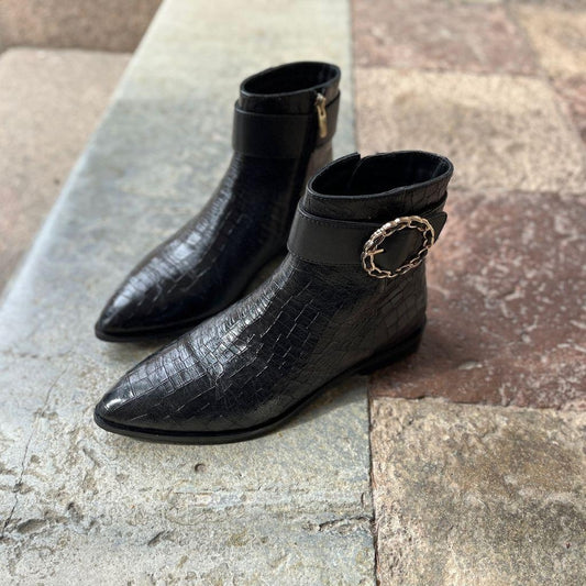 COPENHAGEN SHOES THE RICH ONE Laarzen 2240 BLACK CR