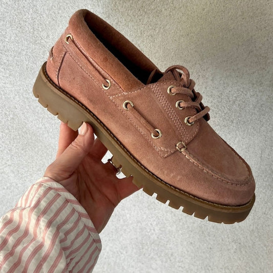 COPENHAGEN SHOES THE WALK ROSA Boat Shoe 147 Rosa