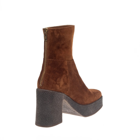 COPENHAGEN SHOES VALENTINE Laarzen 148 Cognac suede