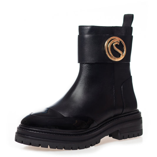 COPENHAGEN SHOES WINDY Laarzen 0011 BLACK PATENT
