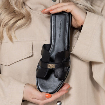 COPENHAGEN SHOES WOMEN'S WORLD Slippers 0003 BLACK