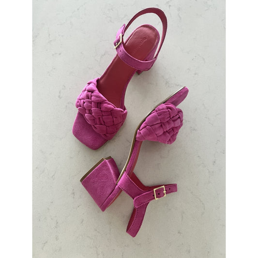 COPENHAGEN SHOES FEEL IT - SUEDE Heels 0044 PINK