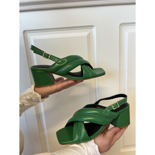 COPENHAGEN SHOES HEELS AND MORE Heels 019 Green