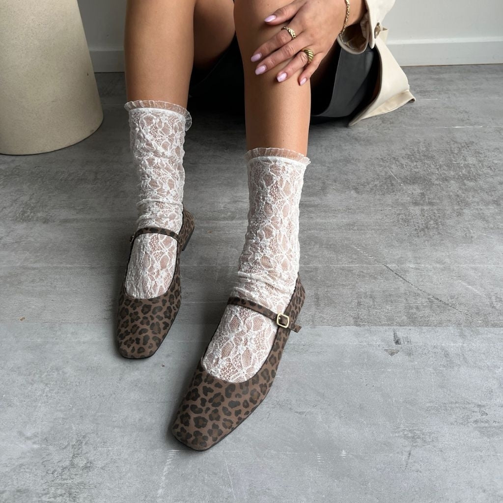 COPENHAGEN SHOES ALL FOR LOVE-LEP Ballerinas 0500 BROWN/BLACK