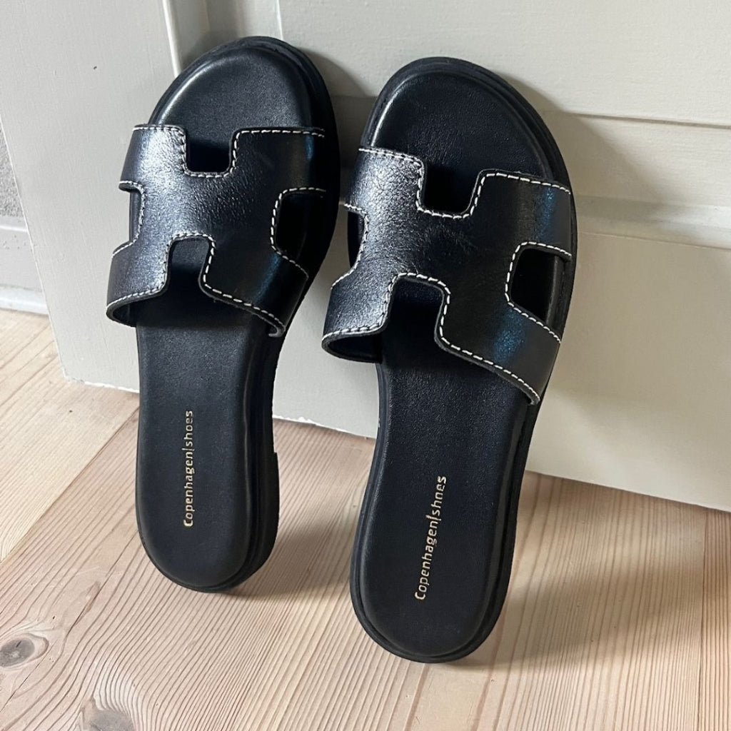 COPENHAGEN SHOES ALL FOR LOVE Slippers 0003 BLACK