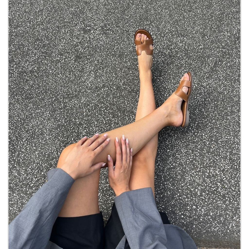 COPENHAGEN SHOES ALL FOR LOVE Slippers 0241 COGNAC