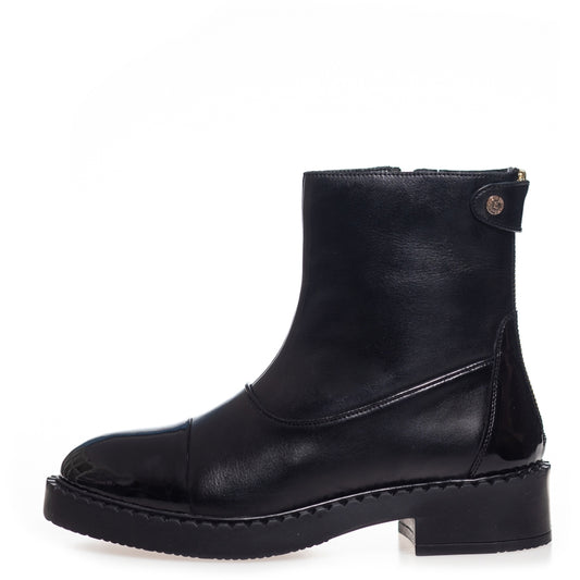 COPENHAGEN SHOES AMIE BOOTS PATENT Laarzen 0011 BLACK PATENT