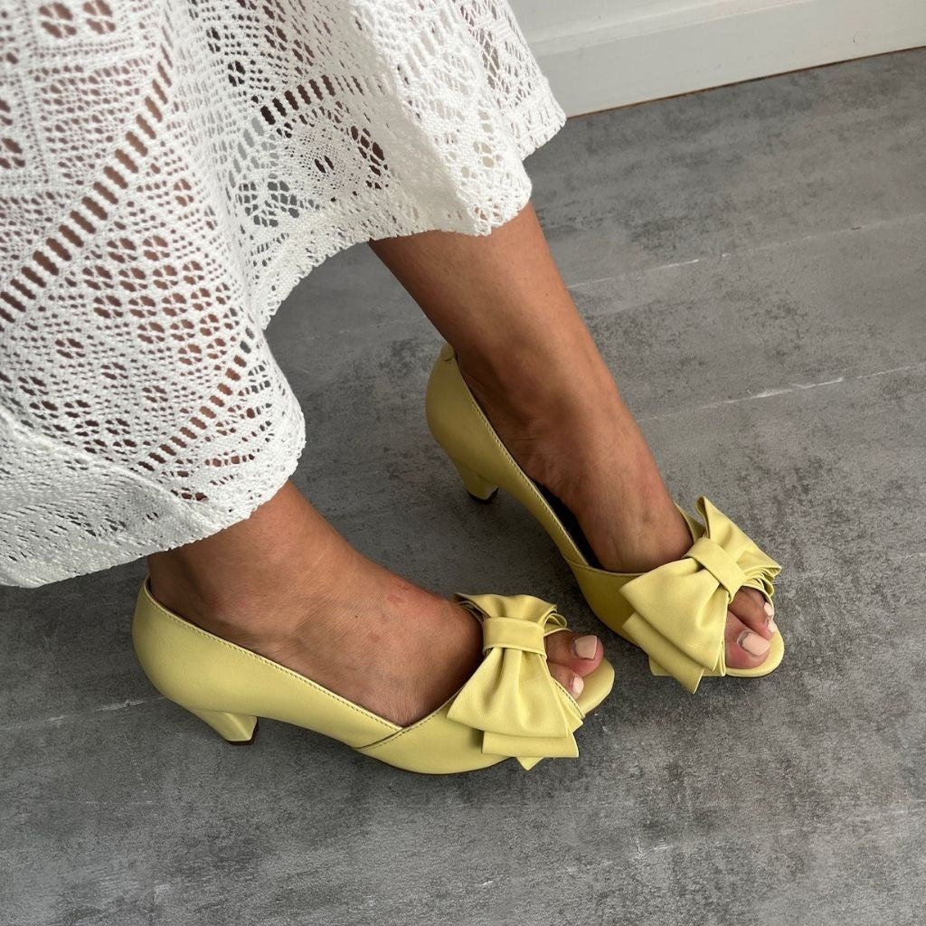 COPENHAGEN SHOES ANGIA Heels 0085 LT YELLOW