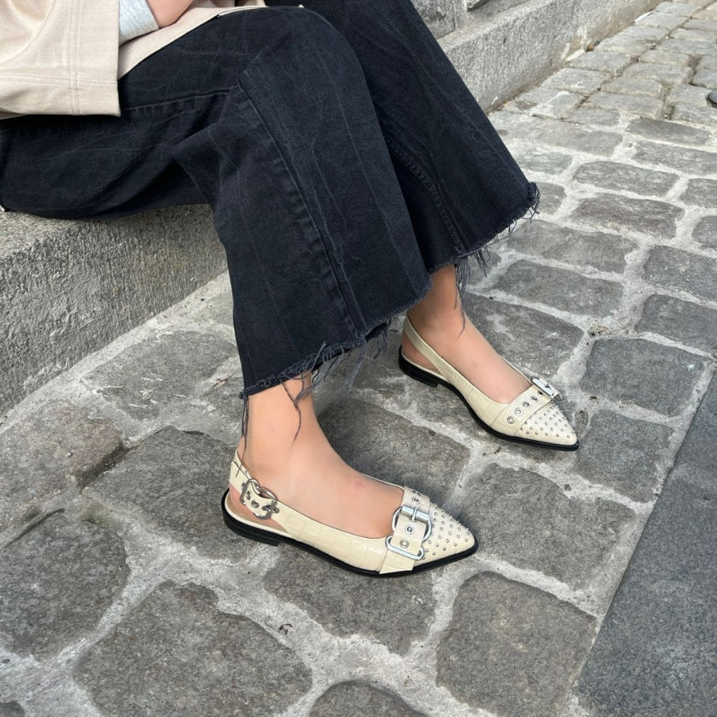 COPENHAGEN SHOES AS THE FUTURE CR Ballerinas 0002 BEIGE