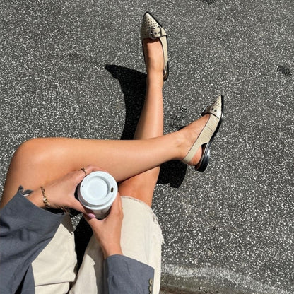 COPENHAGEN SHOES AS THE FUTURE CR Ballerinas 0002 BEIGE