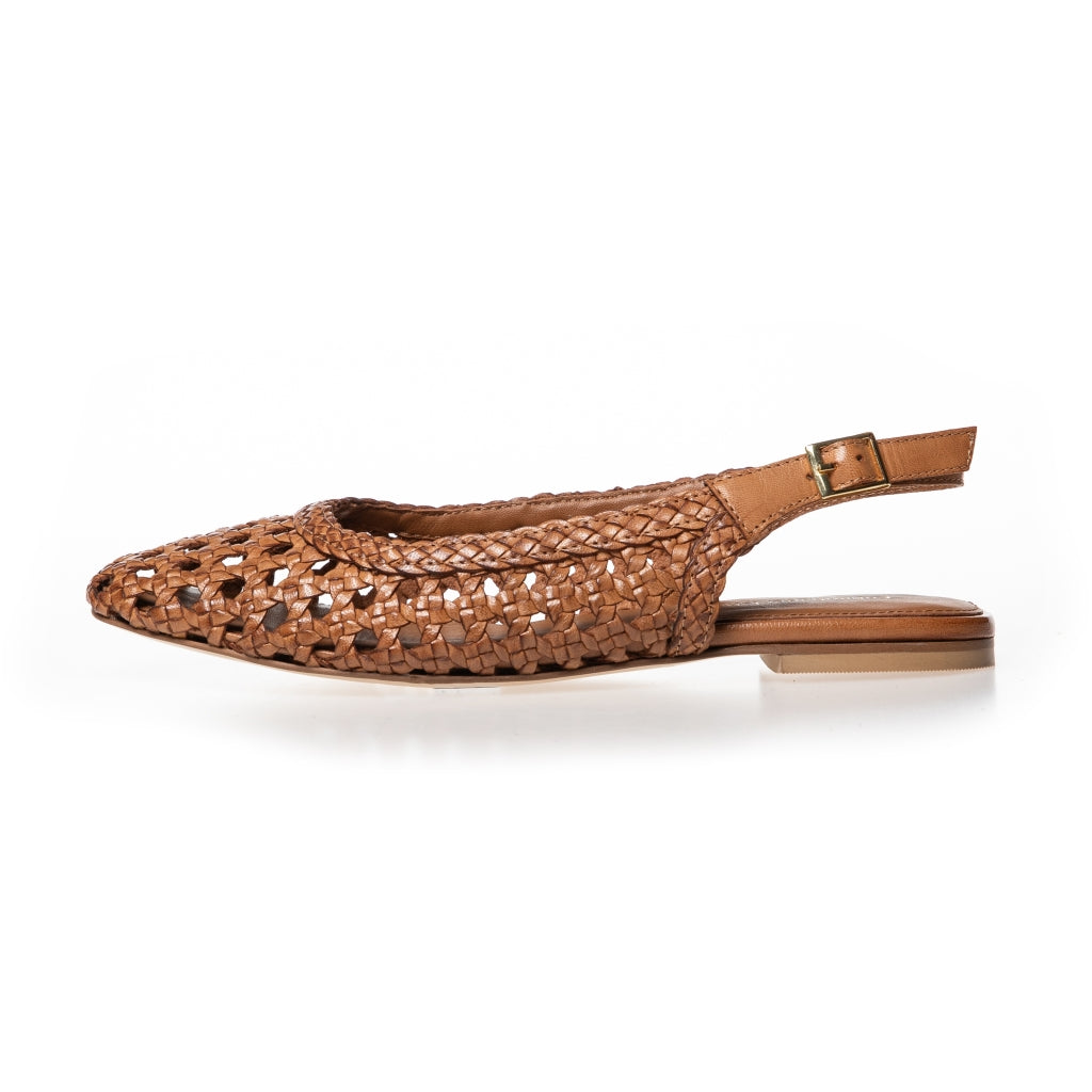 COPENHAGEN SHOES AS THE SEA Ballerinas 0241 COGNAC