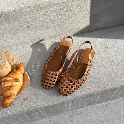 COPENHAGEN SHOES AS THE SEA Ballerinas 0241 COGNAC