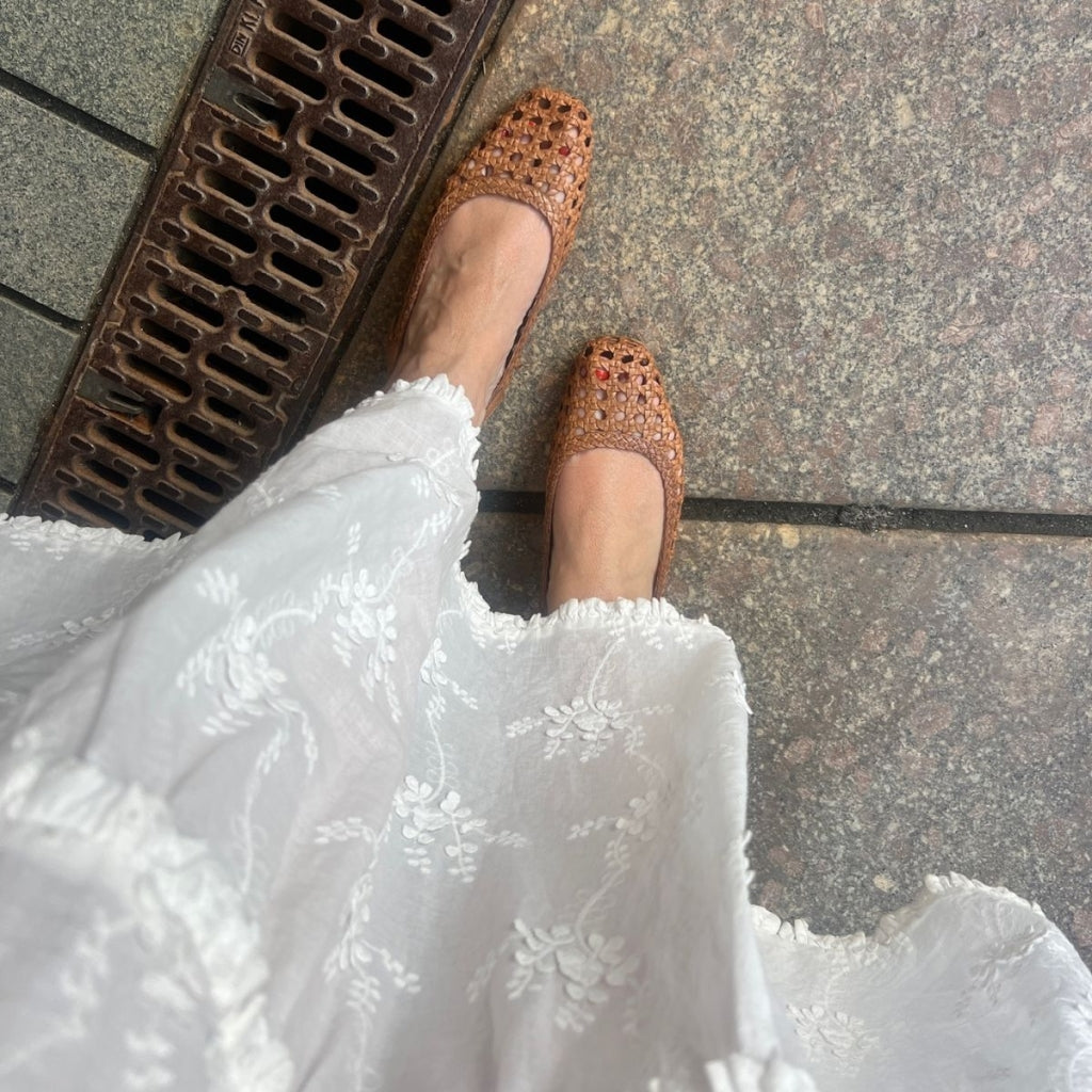 COPENHAGEN SHOES AS THE SEA Ballerinas 0241 COGNAC