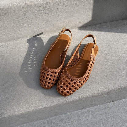 COPENHAGEN SHOES AS THE SEA Ballerinas 0241 COGNAC