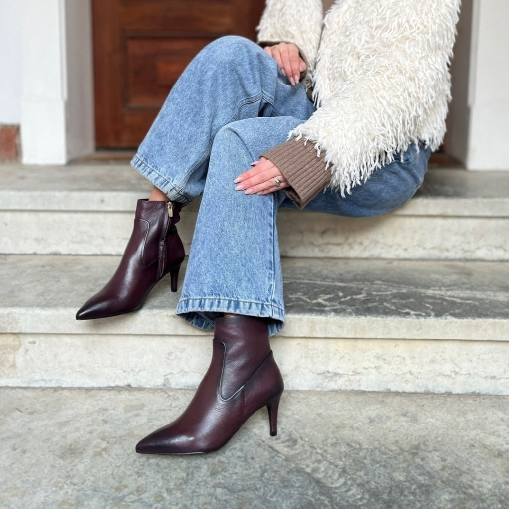 COPENHAGEN SHOES AS YOU FEEL IT Laarzen 2250 BORDEAUX (GRANATA)