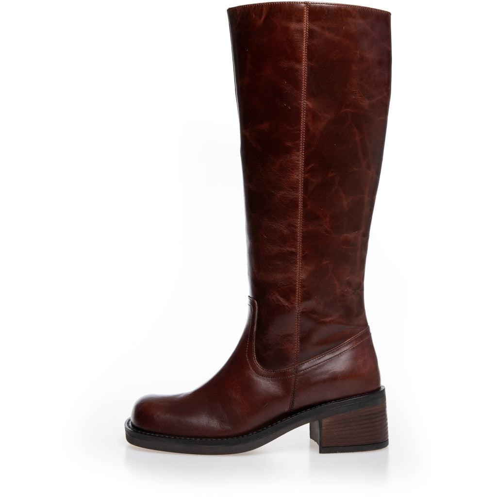 COPENHAGEN SHOES A REAL WOMAN'S WORLD Long boot 0012 BROWN