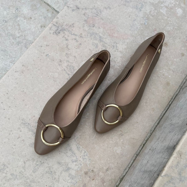 COPENHAGEN SHOES BALLERINA LOVERS Ballerina 0014 FUNGI (BROWN)