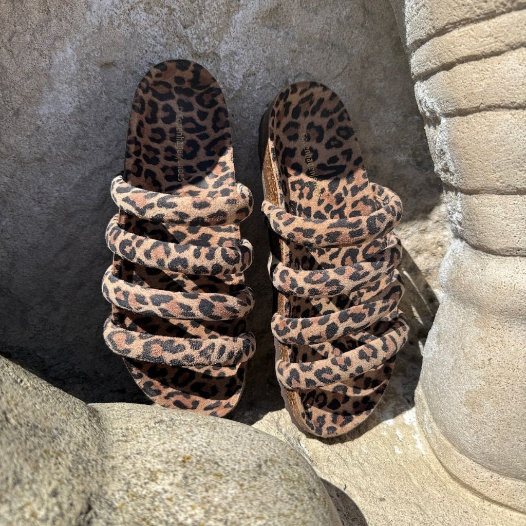 COPENHAGEN SHOES BLOOM BY CPH LEP. Slippers 219 Leopard