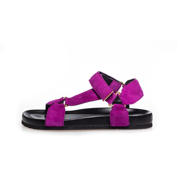 COPENHAGEN SHOES CARRIE SUEDE Sandal 2323 FUCHSIA (DAHLIA)
