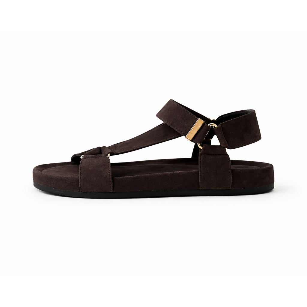 COPENHAGEN SHOES CARRIE SUEDE Sandalen 129 DARK BROWN SUEDE